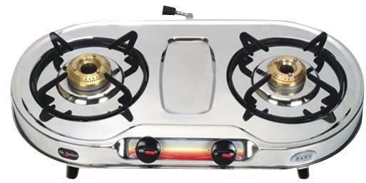 Oval Series 2 Burner (501 Deluxe) Glass Cooktop