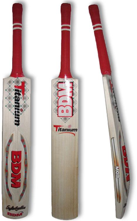 Cricket Bat BDM Titanium, Englsih Willow Cricket Bat