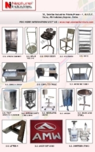 Pharmaceutical steel furniture