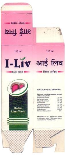 I-LIV Syrup, for Clinical, Hospital, Personal