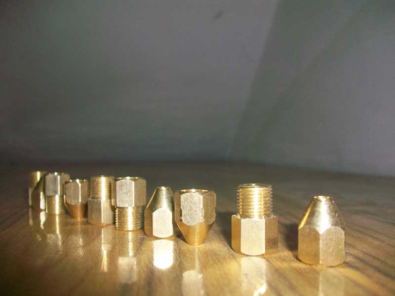 Precision brass components