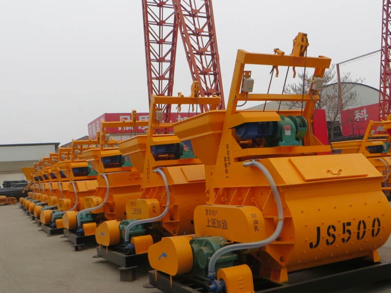 Minrui Group Js500 Twin Shaft Concrete Mixer Manufacturer In Zhengzhou Id