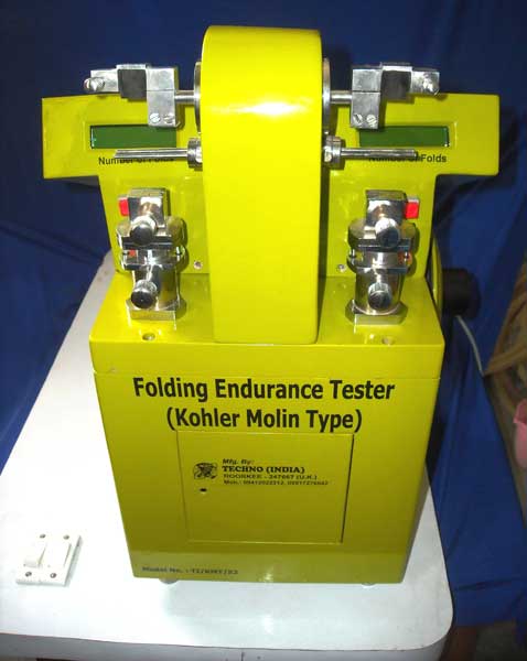 Folding Endurance Tester ,Kohler Molin Type