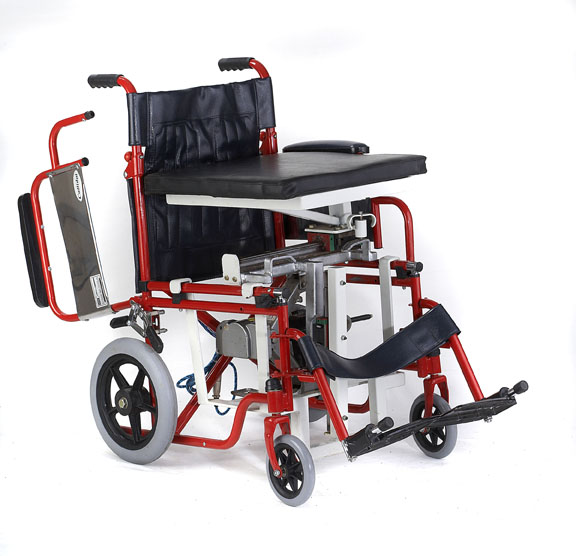Motorised Seat up, sliding wheel chair