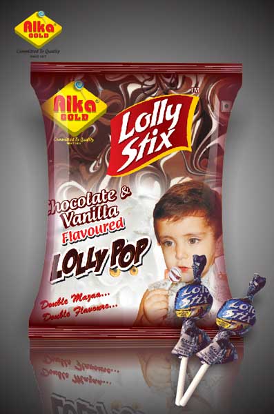 Chocolate Vanilla Lollipops
