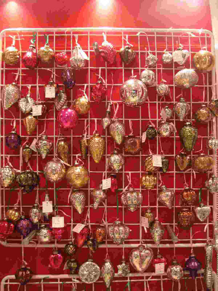 Glass Christmas Hangings
