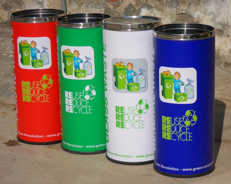 Stainless Steel Color Coded Bin 86l