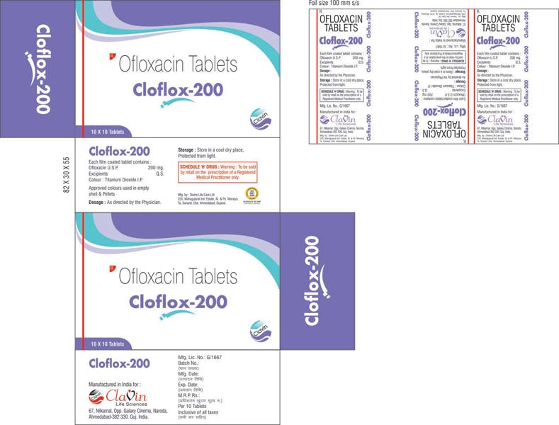Ofloxacine 200mg Tablets