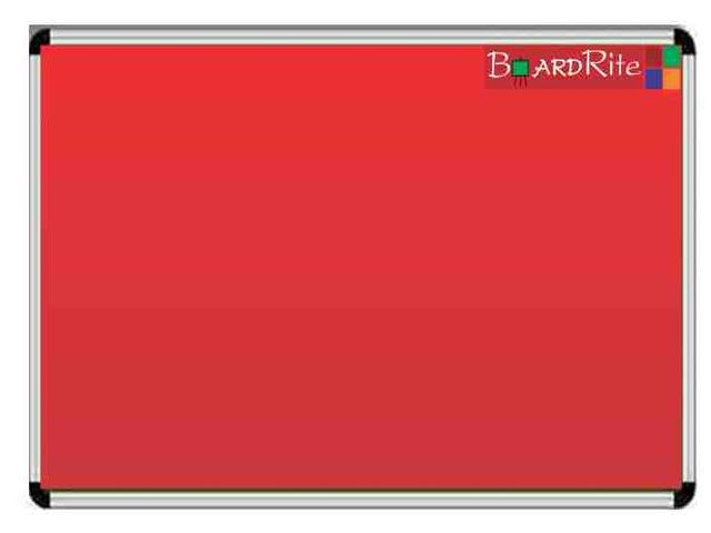Red Notice Board(4 feet x 3 feet) by BoardRite