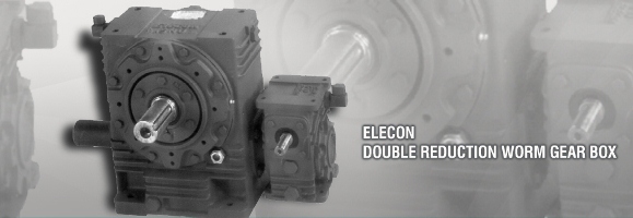 Elecon Double Reduction Worm Gear Box