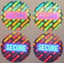 Rectangular PET Hologram Kinematic Movement Stickers, for Lamination, Shipping Labels, Feature : Waterproof