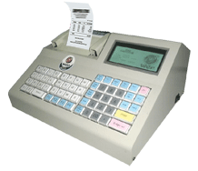Metal Body Electronic Cash Register, Color : Cream white