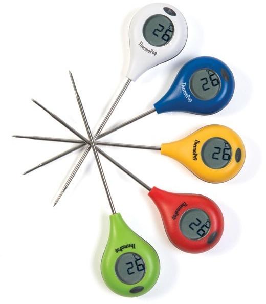 Thermometer with rotating display