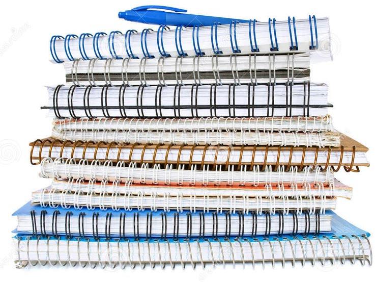 Single Line A4 Spiral Notebook