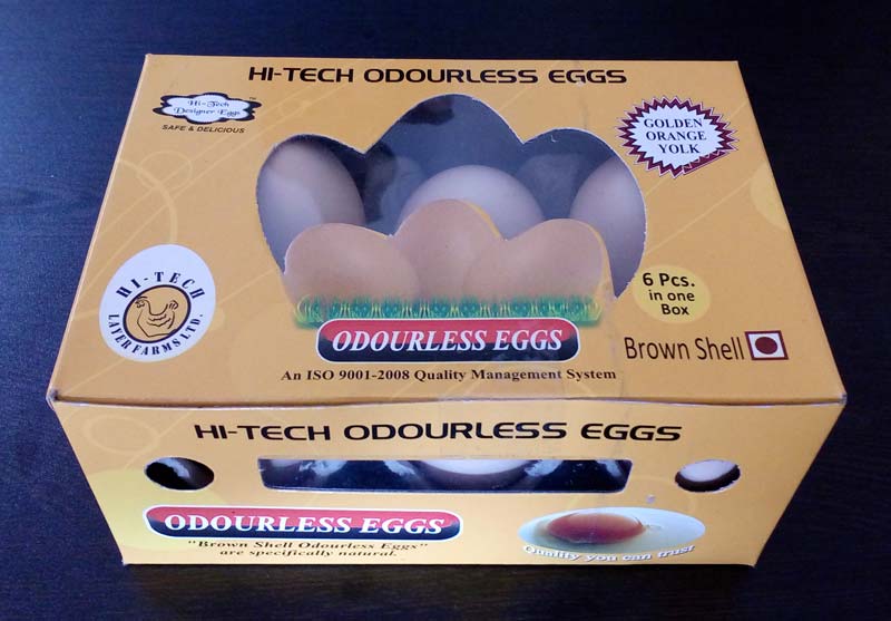 Hi-tech Odourless Eggs