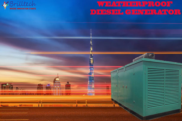 weatherproof diesel generator