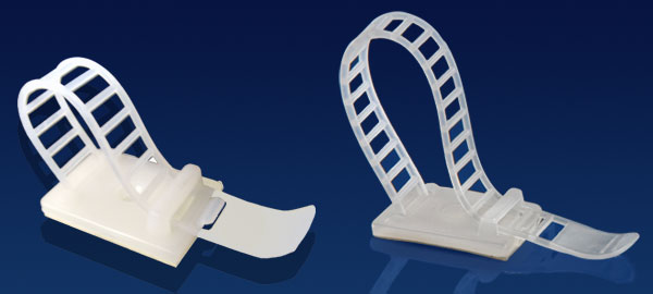 Adhesive Backed Adjustable Cable Clamp
