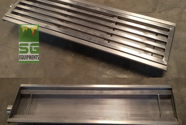 Drain trough with pipe grating and strainer Buy stainless steel pipe ...