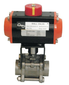 ACTUATED BALL VALVE 3PC DESIGN SCREWED, Size : 15MM to 50MM