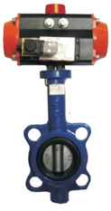 Actuated butterfly valve, Size : 40MM to 500 MM