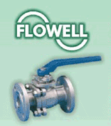 Flowell FIRE SAFE DESIGN BALL VALVE, FLANGED ENDS.