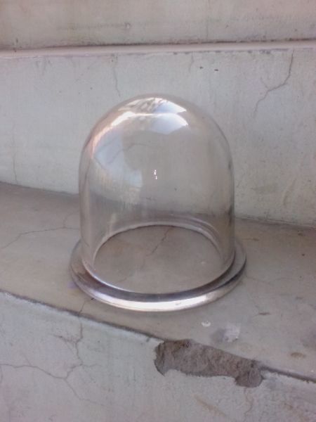 Polished led well glass