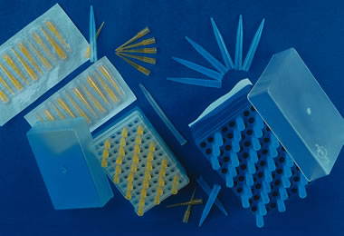 MICRO PIPETTE TIPS AND  TIP RACKS