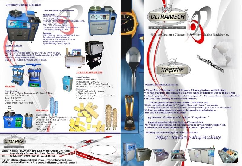 Jewellery casting plant