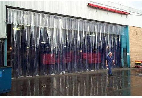 Sliding Strip Curtain, Color : Transparent
