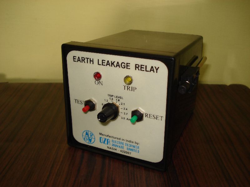 Polished AC Earth Leakage Relay