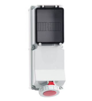 Surface Mounting Socket, Voltage : 200/346 up to 240/415V
