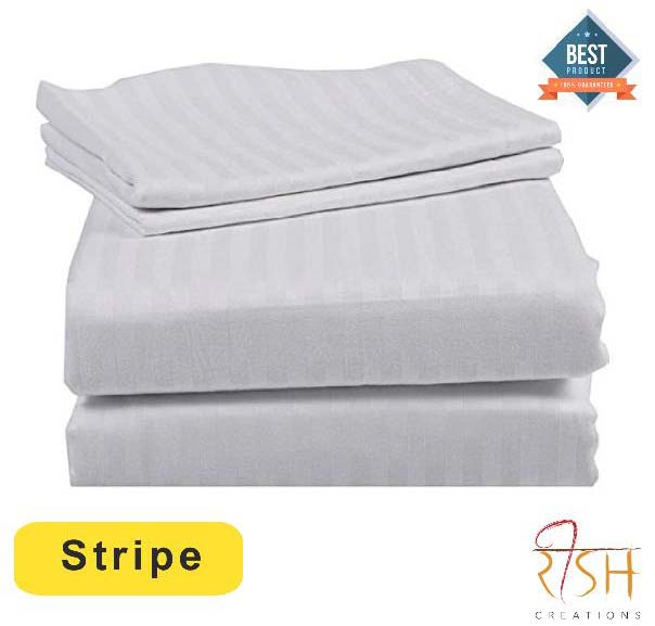 Stripe Flat Bedsheets