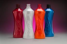 Colored pet bottles