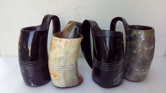Horn mugs