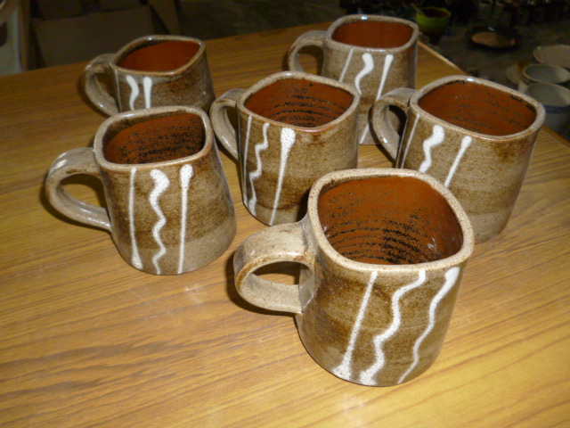 Square tea mugs