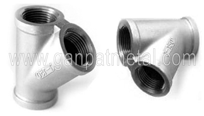 45 Lateral Tee Threaded Fittings