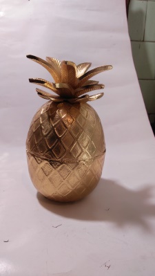 Polished Copper Pineapple, for Decoration, Size : 7-8inch