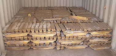 brass ingots