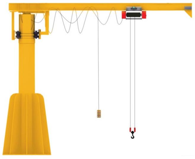 Hydraulic Jib Cranes, for Material Handling, Certification : ISO Certified