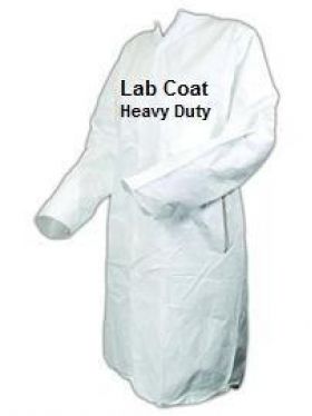 Lab Coat Heavy Duty Tyvek Alternative