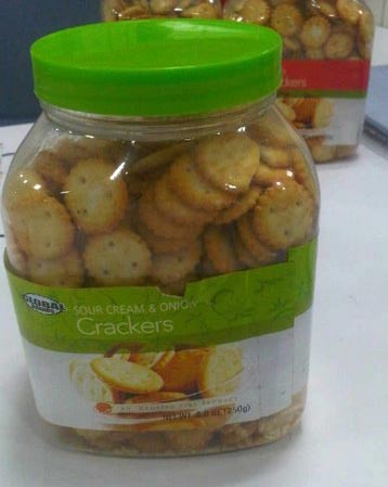 Onions Cheese Crackers