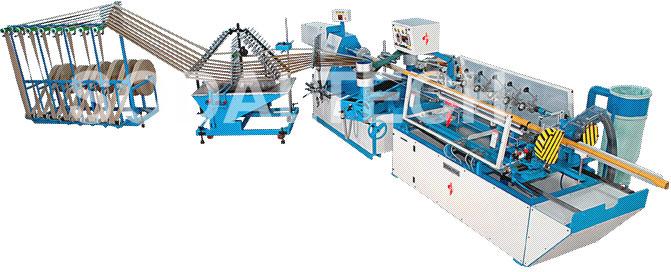 PAPER TUBE WINDER WITH MULTI CUTTER FOR KITCHEN FOIL TUBES