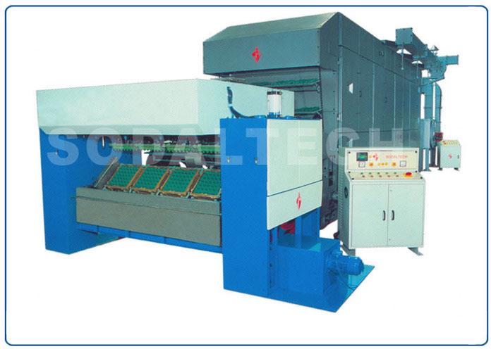 Rotary pulp moulding machine