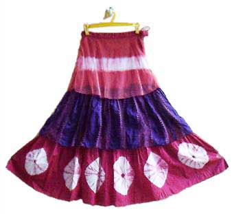 Cotton Tie Dye Skirt