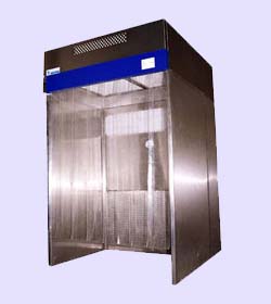 Reverse Flow Powder Sampling / Dispensing Booth