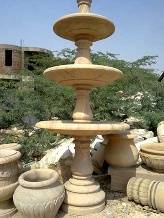 sand stone fountain