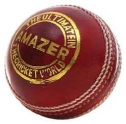 Cricket Ball Bdm Amazer, Color : Red