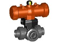 mixing type ball valve