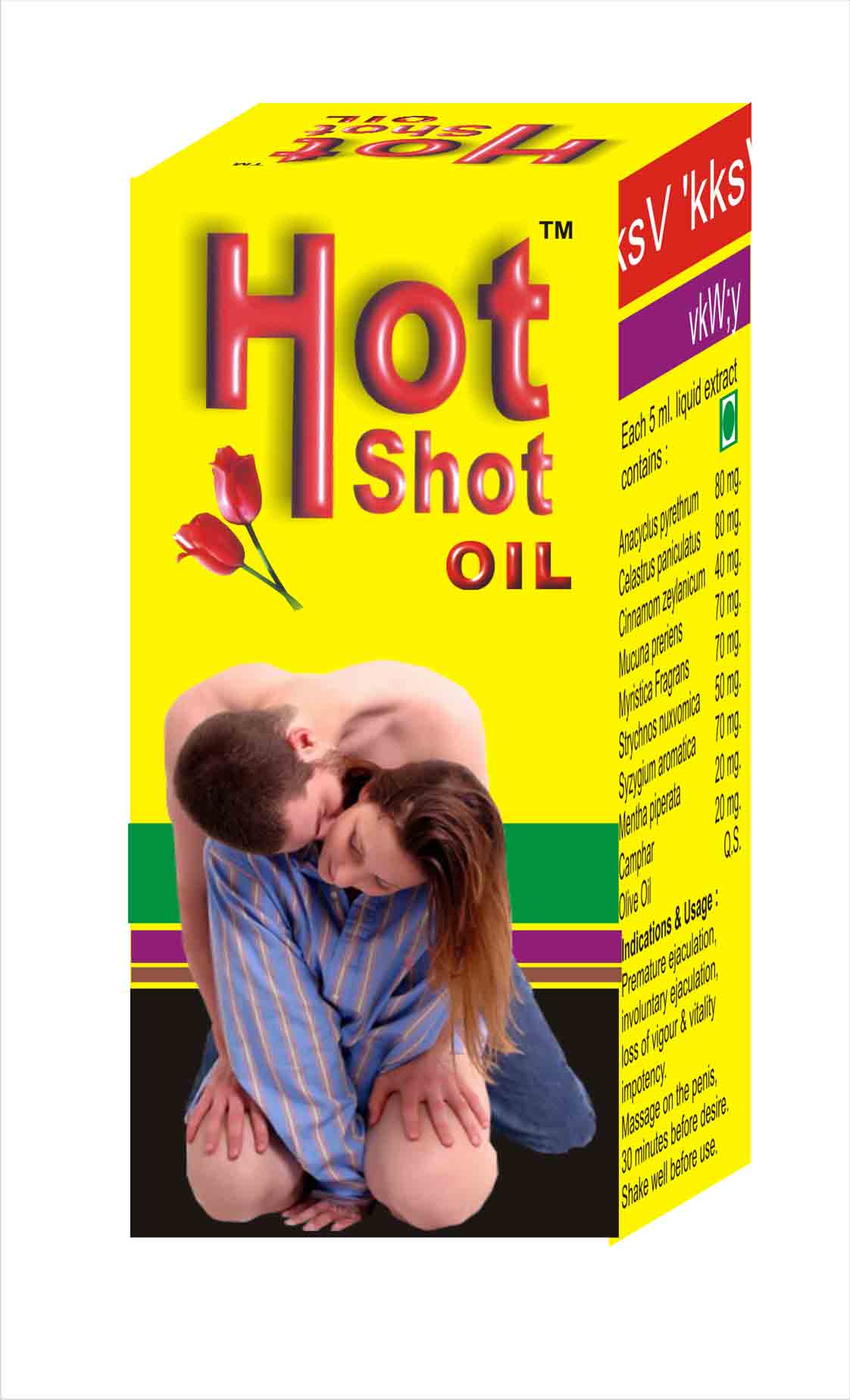 Hot Shot Massage Oil Manufacturer And Exporters From Meerut