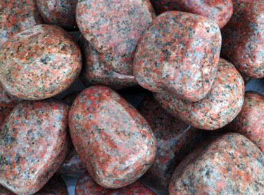Magadi Pink Tumbled Pebbles Stones, Size : 12x12ft